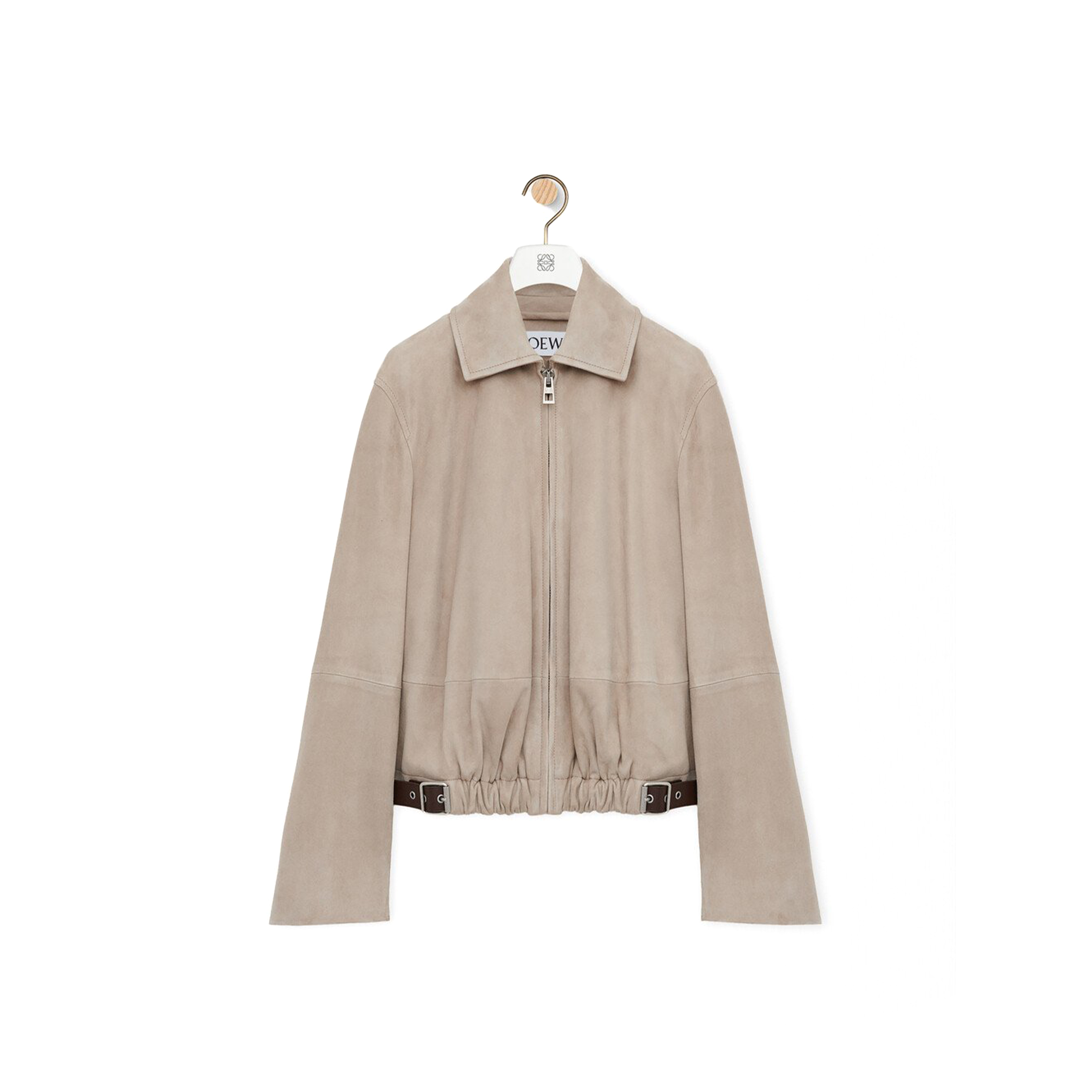 LOEWE BELTED JACKET IN SUEDE GOATSKIN S540Y34L58